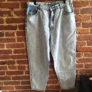 Venezia 80s/90s Acid Wash Jeans Size 20 Zipper Ankle